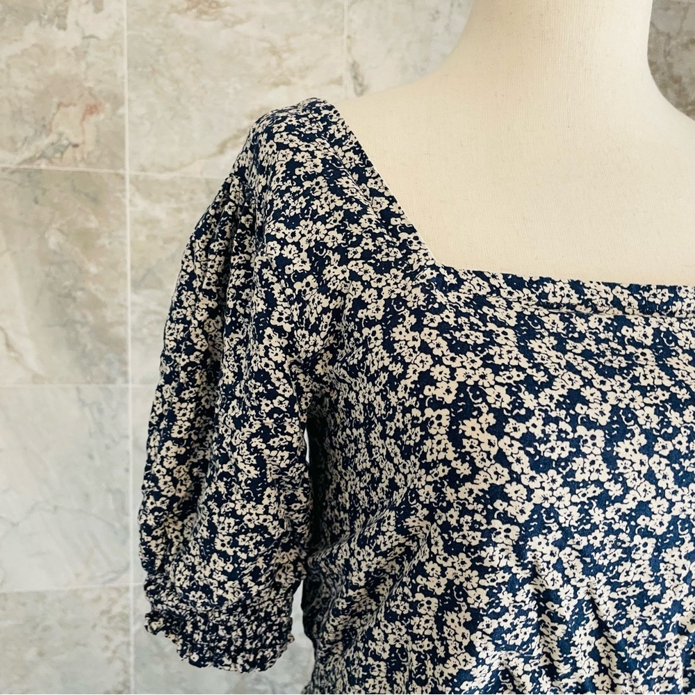 ROXY Ditsy Floral Million Waves Again Crop Top - Picture 4 of 8